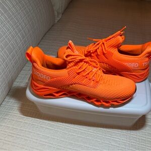 TSIODFO Women's Orange Sneakers